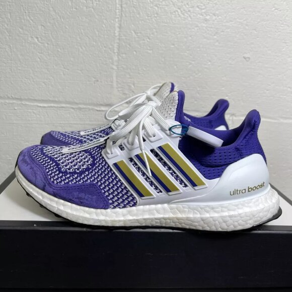 Adidas HQ5867 Ultra Boost 1.0 Washington Huskies White Purple Sneaker Men's 7.5 - Picture 4 of 10